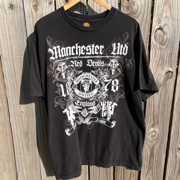 MU LTD Other - Manchester United Size XLT Black 100% Cotton TShirt MU LTD.